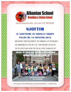 Njoftim i shkolles shqipe Alba Life